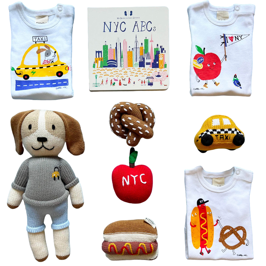 Organic Baby Gift Set, NYC Bundle of 9 by Estella - Sumiye Co