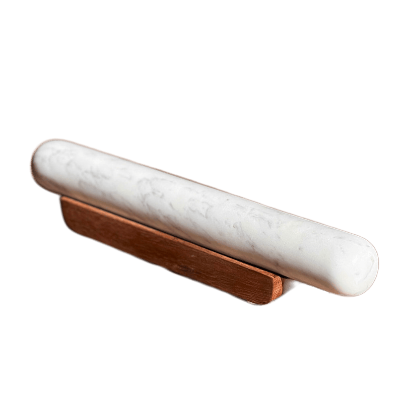 Marble Rolling Pin and Wood Base - Sumiye Co