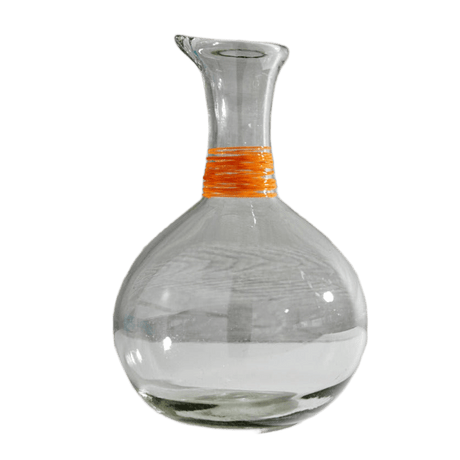 Handblown Glass Carafe 10" x 7" (60oz/ 1.8L) - Sumiye Co