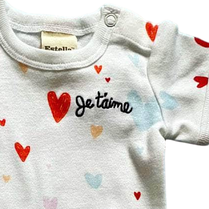 Embroidered Baby Onesie - Sumiye Co