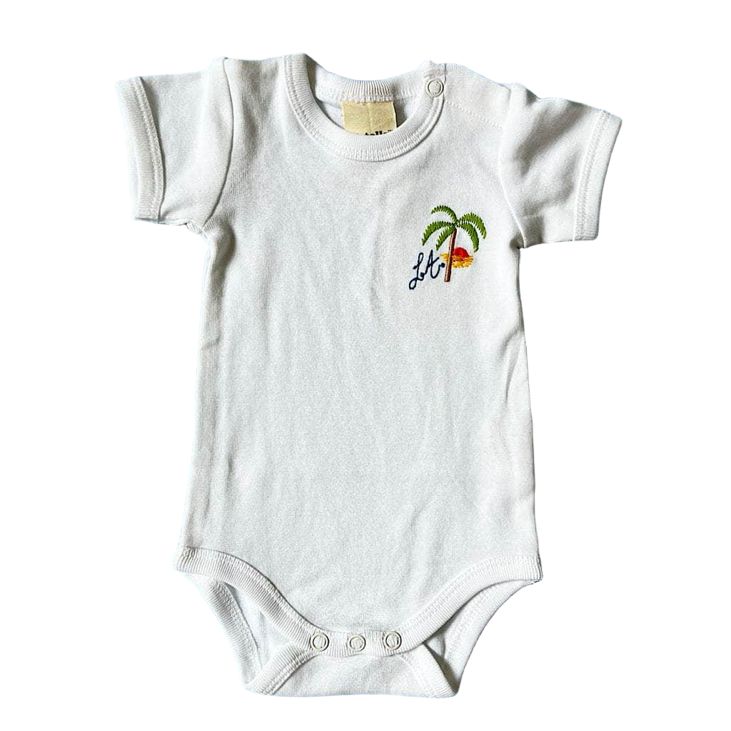 Los Angeles Embroidered Baby Onesie by Estella - Sumiye Co