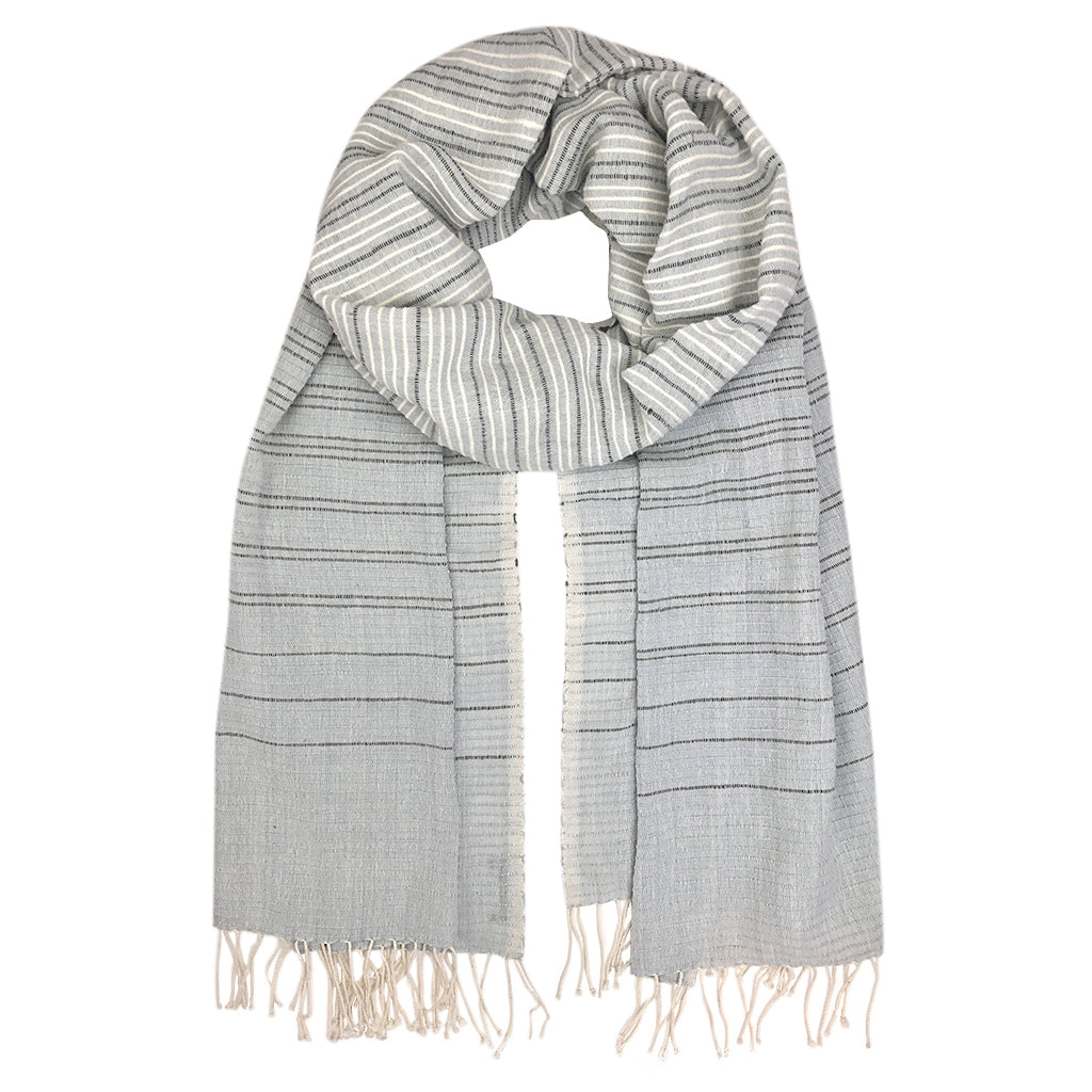 Ethiopia Handloom Wrap Scarf by SLATE + SALT - Sumiye Co