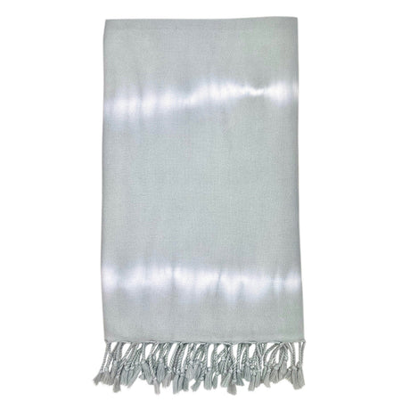 Gray Tie Dye Turkish Beach Towel by SLATE + SALT - Sumiye Co