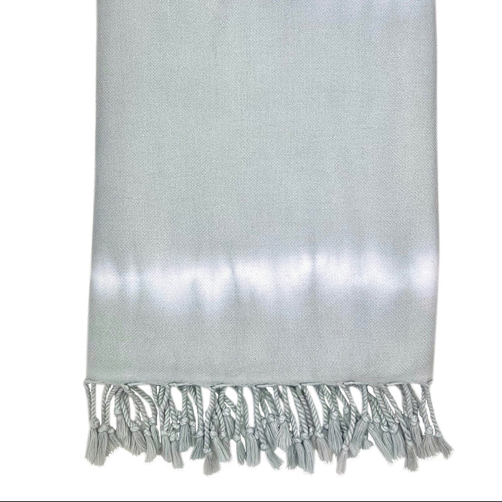 Gray Tie Dye Turkish Beach Towel-0