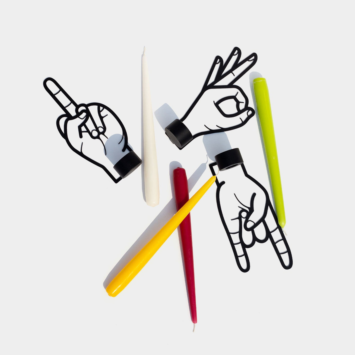 CandleHand Taper Candle Holder - Peace by 54Celsius - Sumiye Co