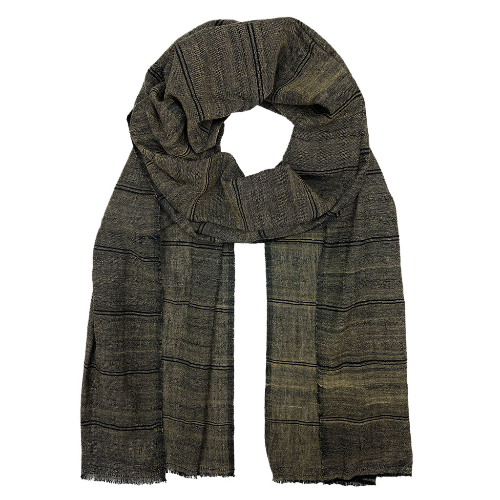 Earthy Striped Scarf by SLATE + SALT - Sumiye Co