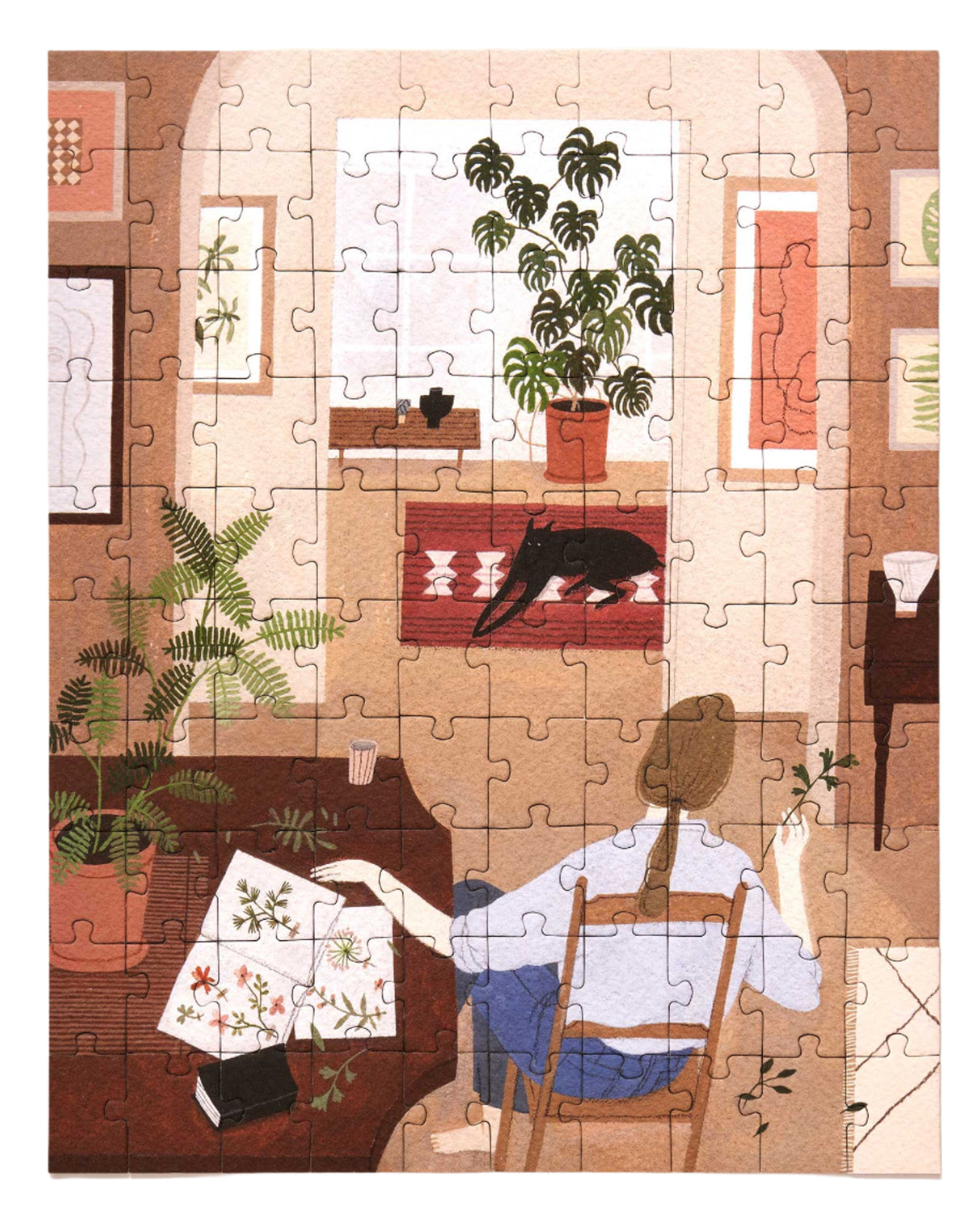 Herbarium 100 Piece Puzzle | Artist Yelena Bryksenkova - Sumiye Co
