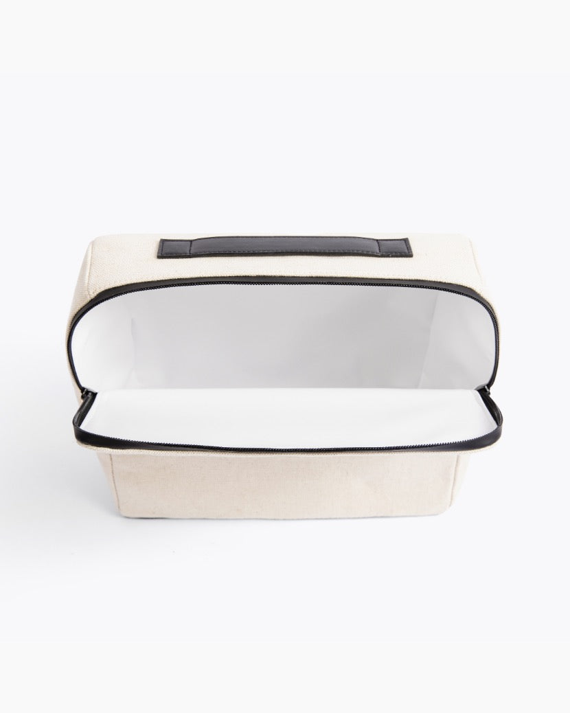 The Tote - Black Canvas | Designer Lunch Bags & Totes - Sumiye Co