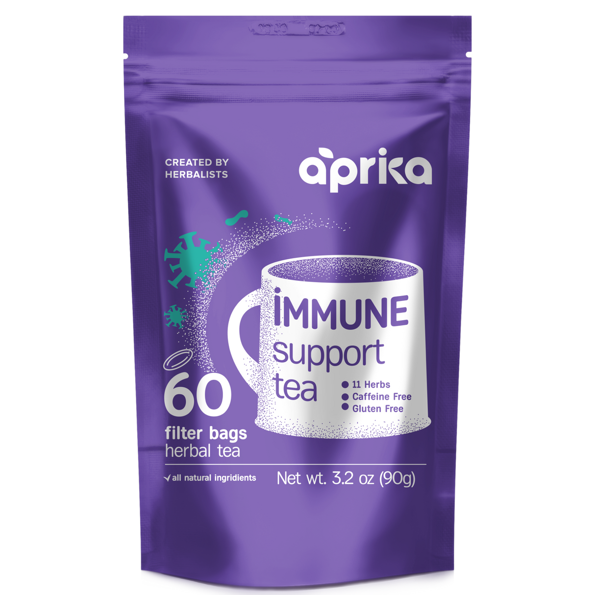 Immune System Support Herbal Tea, 60 Bags - Sumiye Co