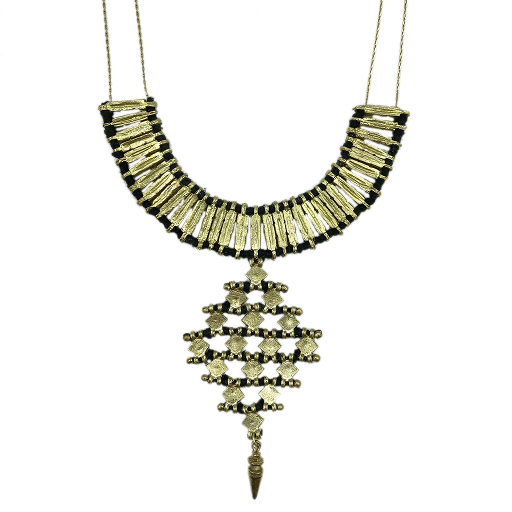 Nadu Temple Necklace by SLATE + SALT - Sumiye Co