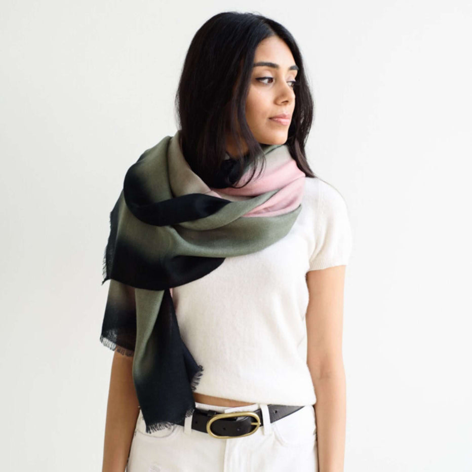 Cashmere Merino Handloom Scarf