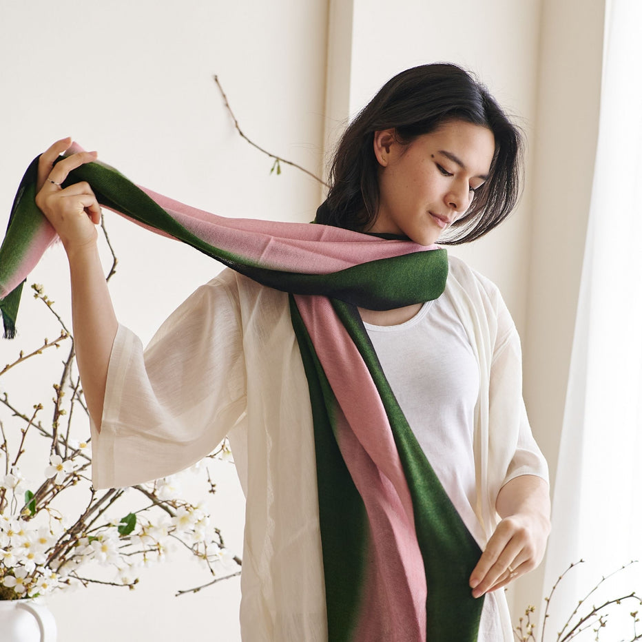 Cashmere Merino Handloom Scarf