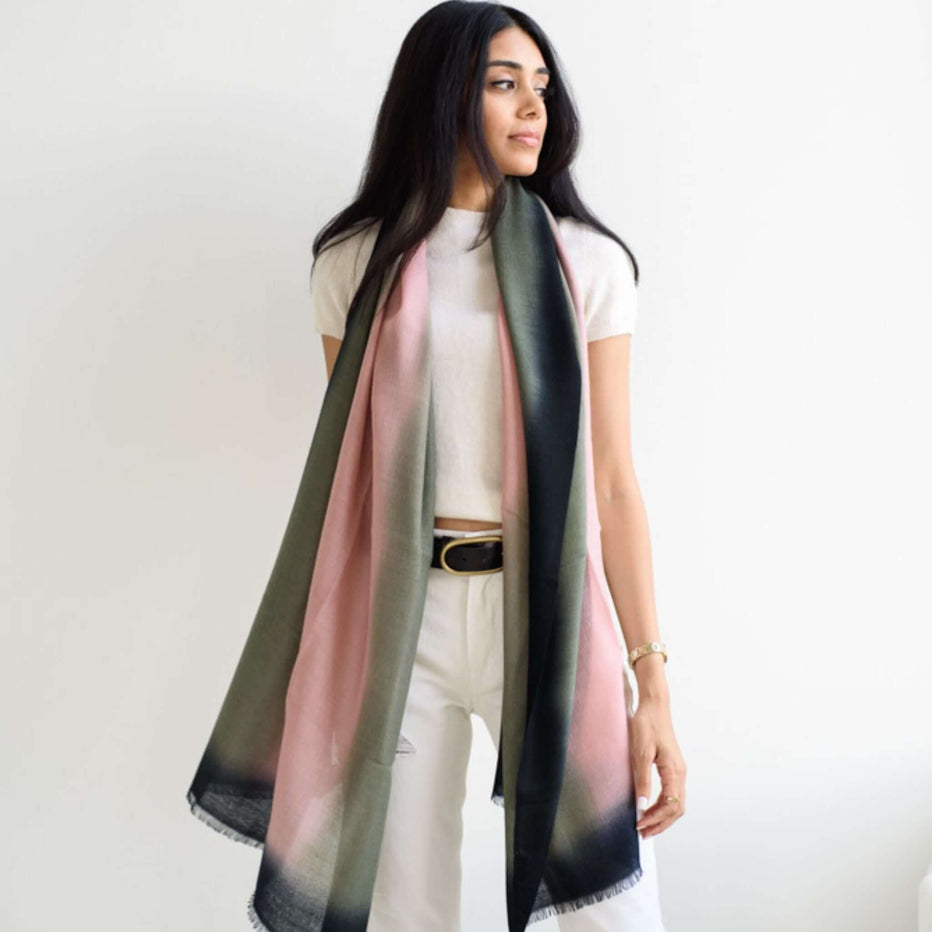 Cashmere Merino Handloom Scarf