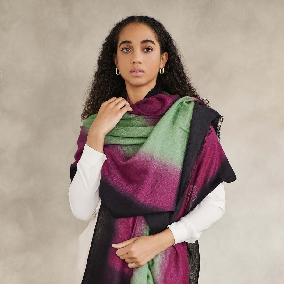 Cashmere Merino Handloom Scarf