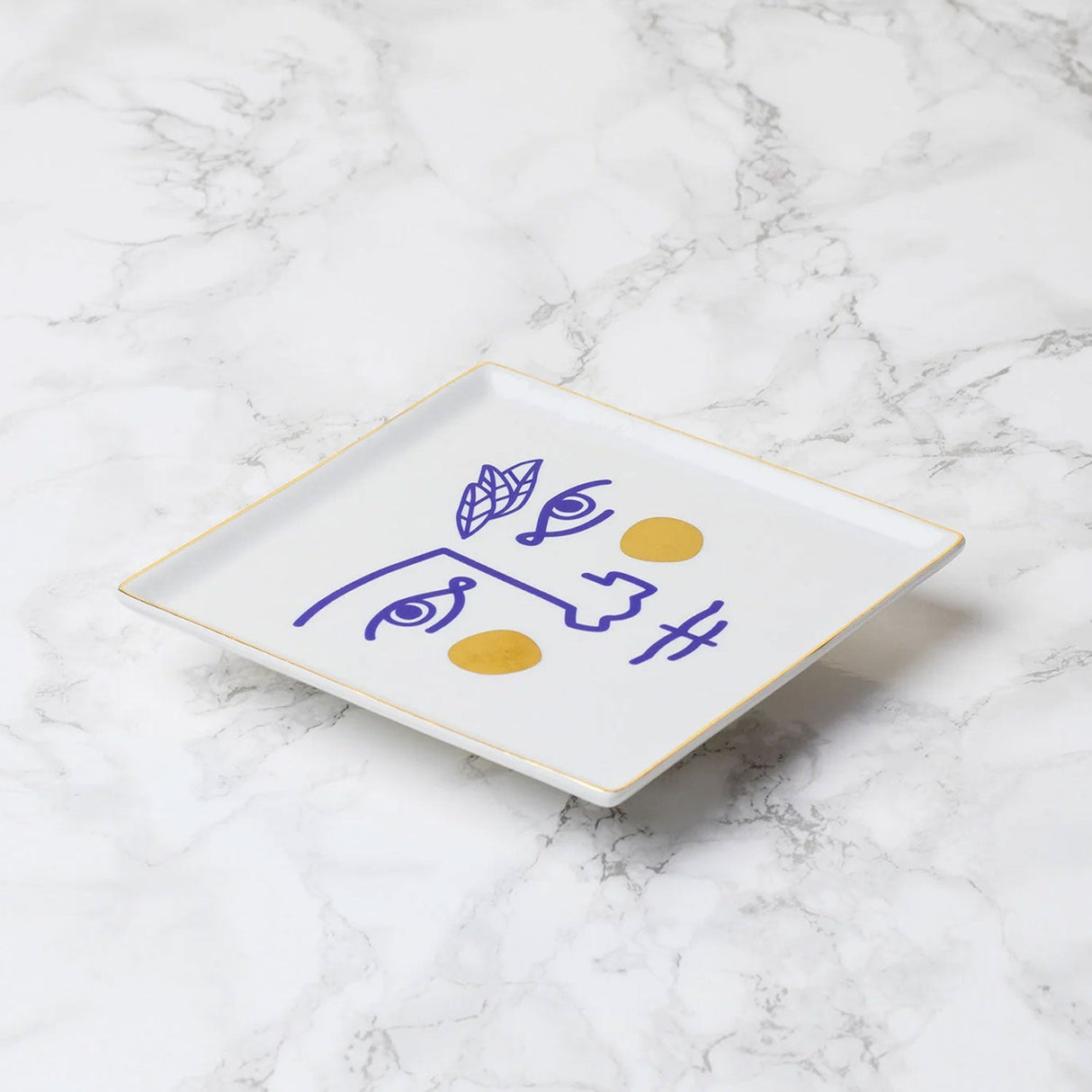 Janus Warrior Ceramic Tray by OCTAEVO - Sumiye Co