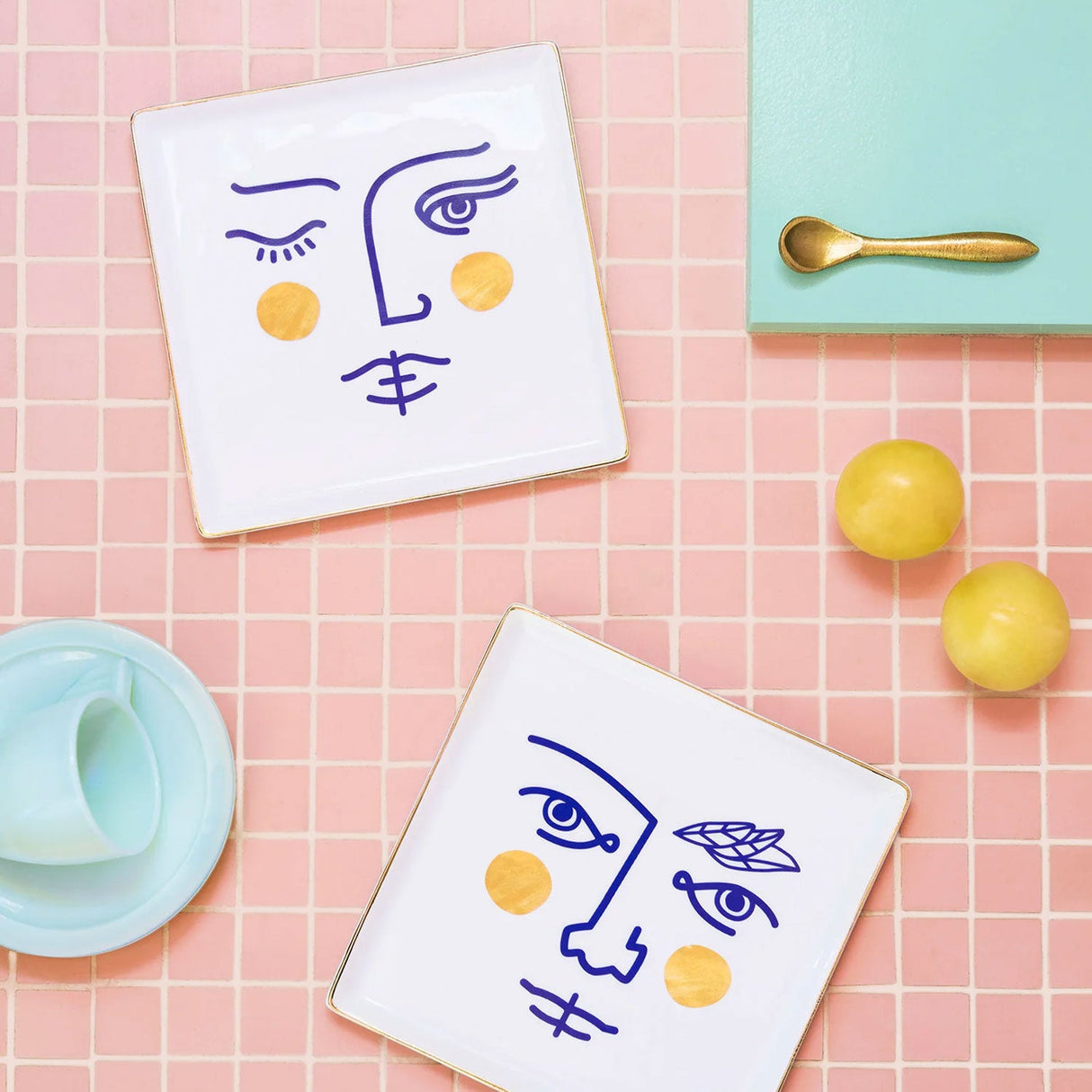 Janus Warrior Ceramic Tray by OCTAEVO - Sumiye Co