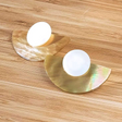 3-in-1 Halfmoon Mother of Pearl Earrings - Sumiye Co