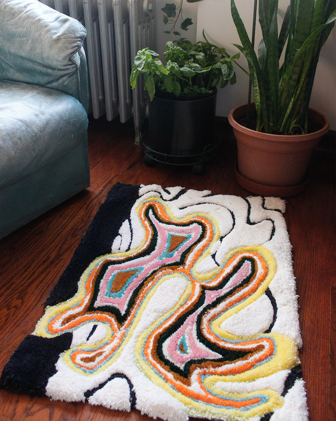 Abstract Canyon Tufted Rug by JUBI | Handmade - 100% New Zealand Wool