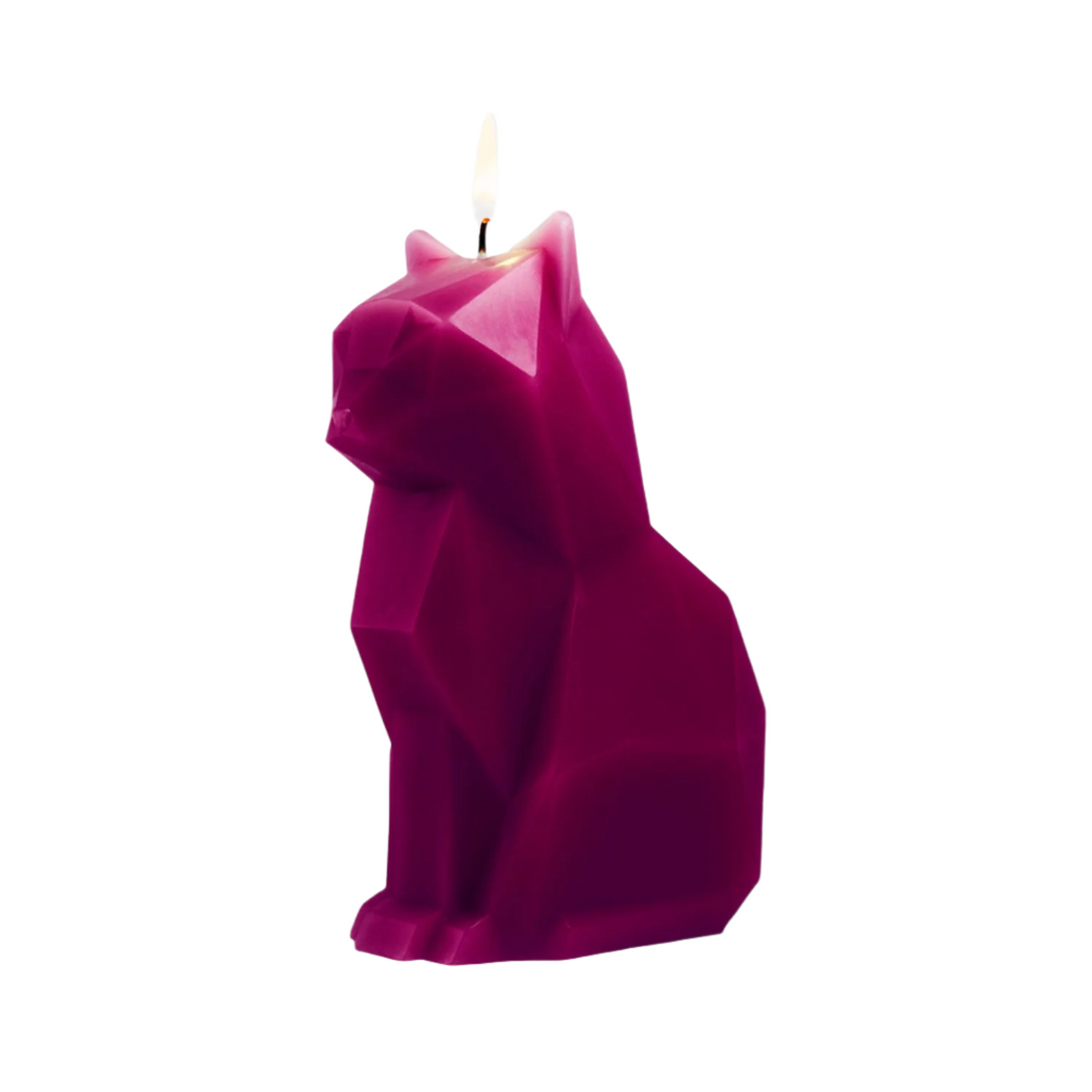 Cat Candle - Burgundy Kisa PyroPet - Sumiye Co
