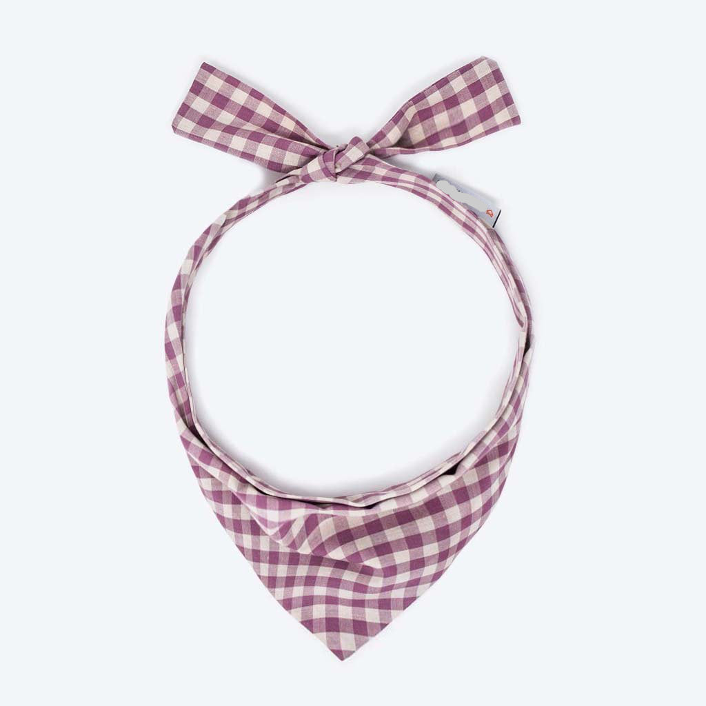 Pet Gingham Bandana - Sumiye Co