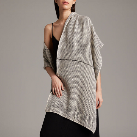 Lineas Shawl in Baby Alpaca - Sumiye Co