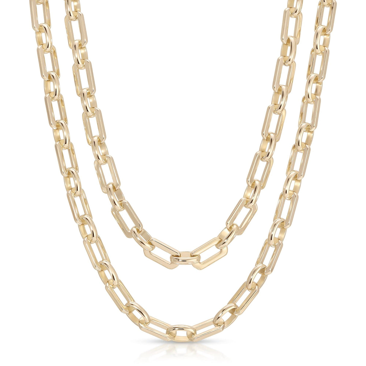 7mm Liv Double Chain Necklace - Sumiye Co