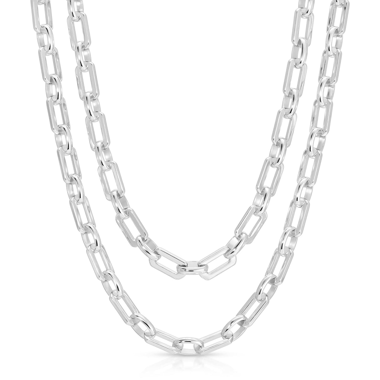 7mm Liv Double Chain Necklace - Sumiye Co