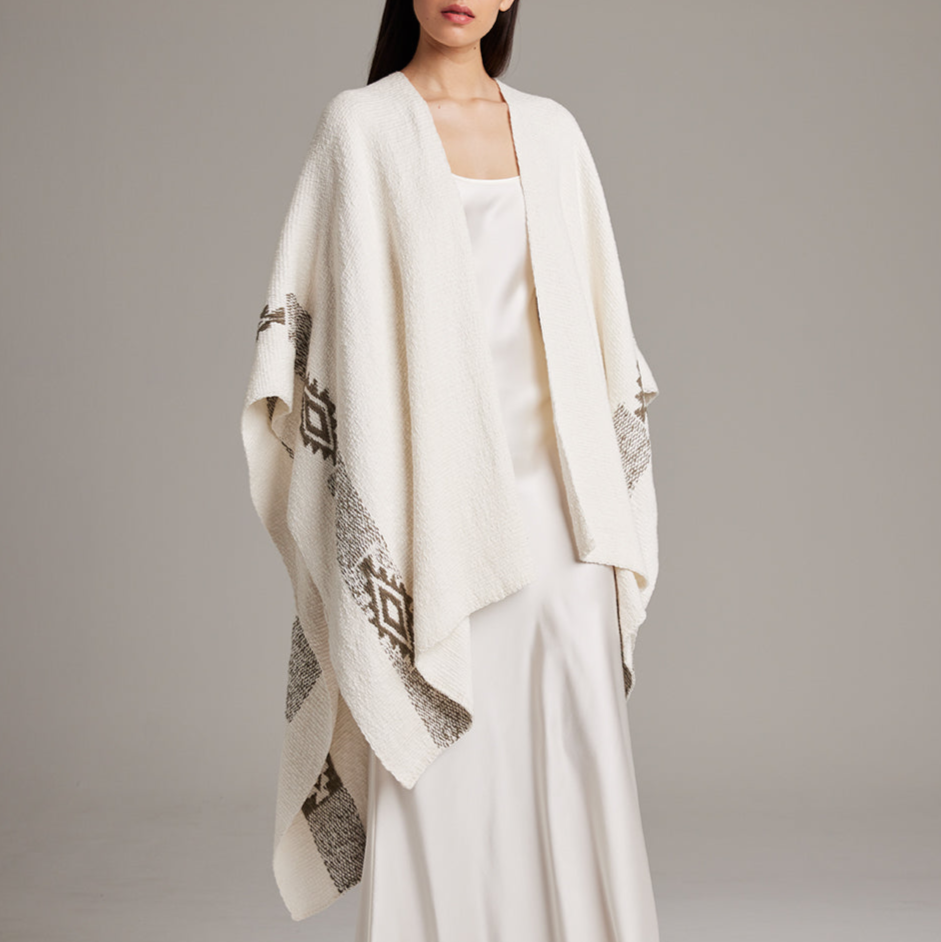 Long Estrella Duster in Textured Cotton - Sumiye Co