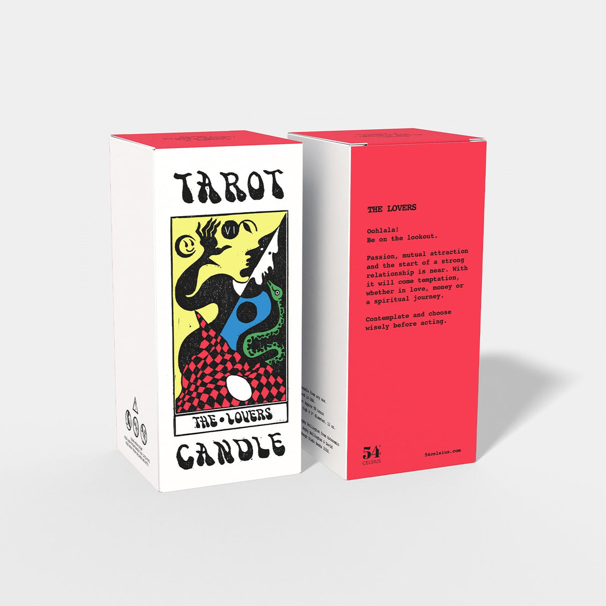 Tarot Candle - The Lovers - Sumiye Co