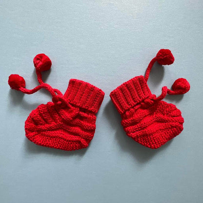 Organic Baby Knit Booties by Estella
