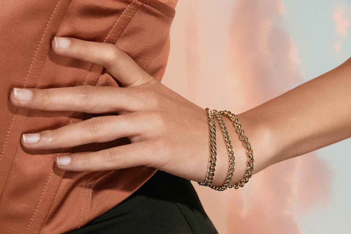 Luciana Box Chain Bracelet - Sumiye Co