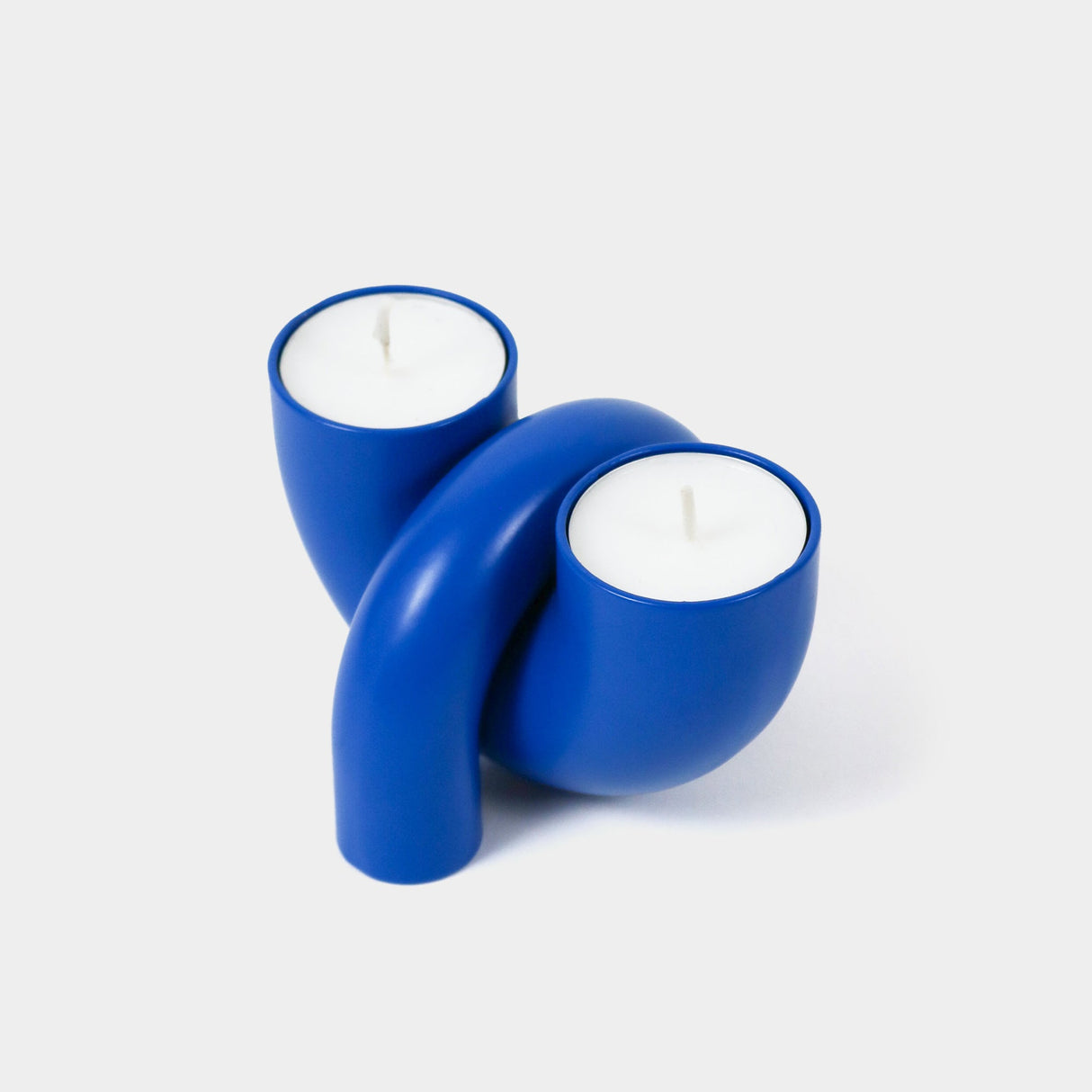 Macaroni 2-in-1 Candleholder - Tapers & Tealights - Royal Blue by 54Celsius - Sumiye Co