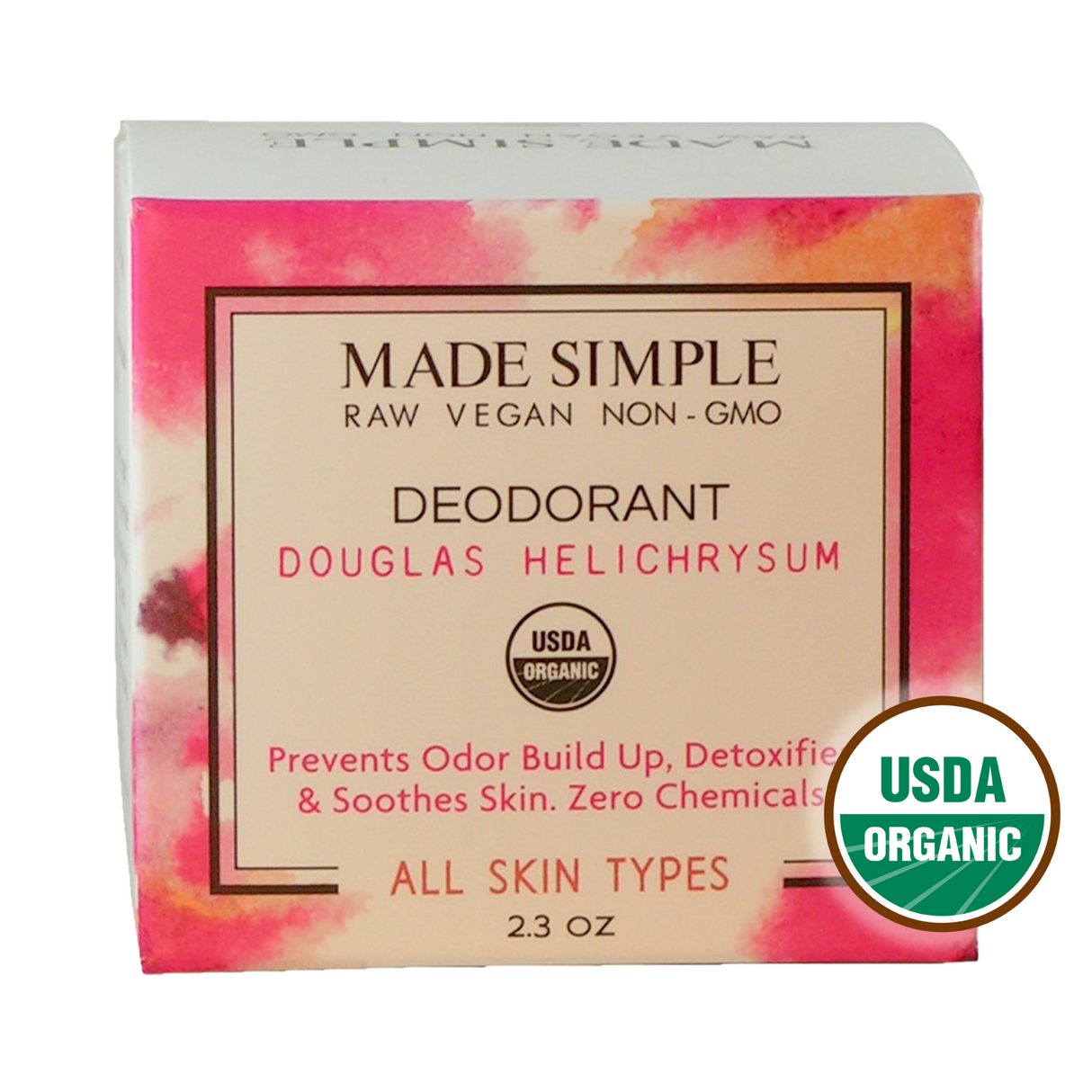 Douglas Fir Helichrysum Deodorant - Certified Organic, Vegan & Cruelty-free-2