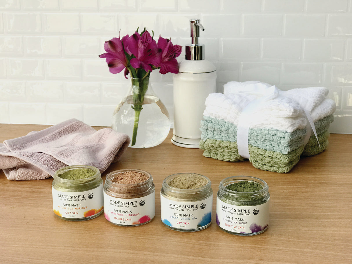 Matcha Tea Moringa Face Mask for Oily Skin - Certified Organic, Vegan & Cruelty-free-5