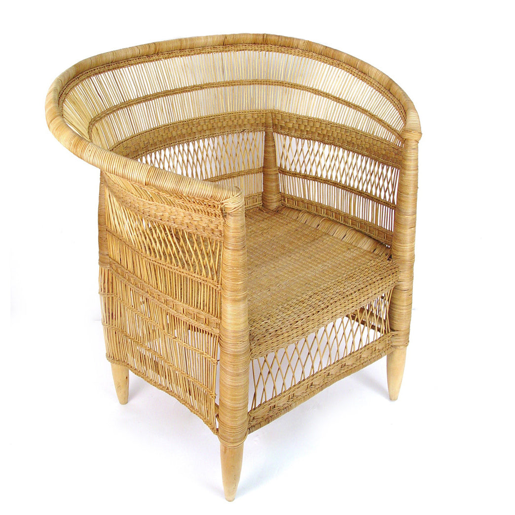 Malawi Cane Chair - Natural 32"H x 30"W x 23"D | People Of The Sun - Sumiye Co