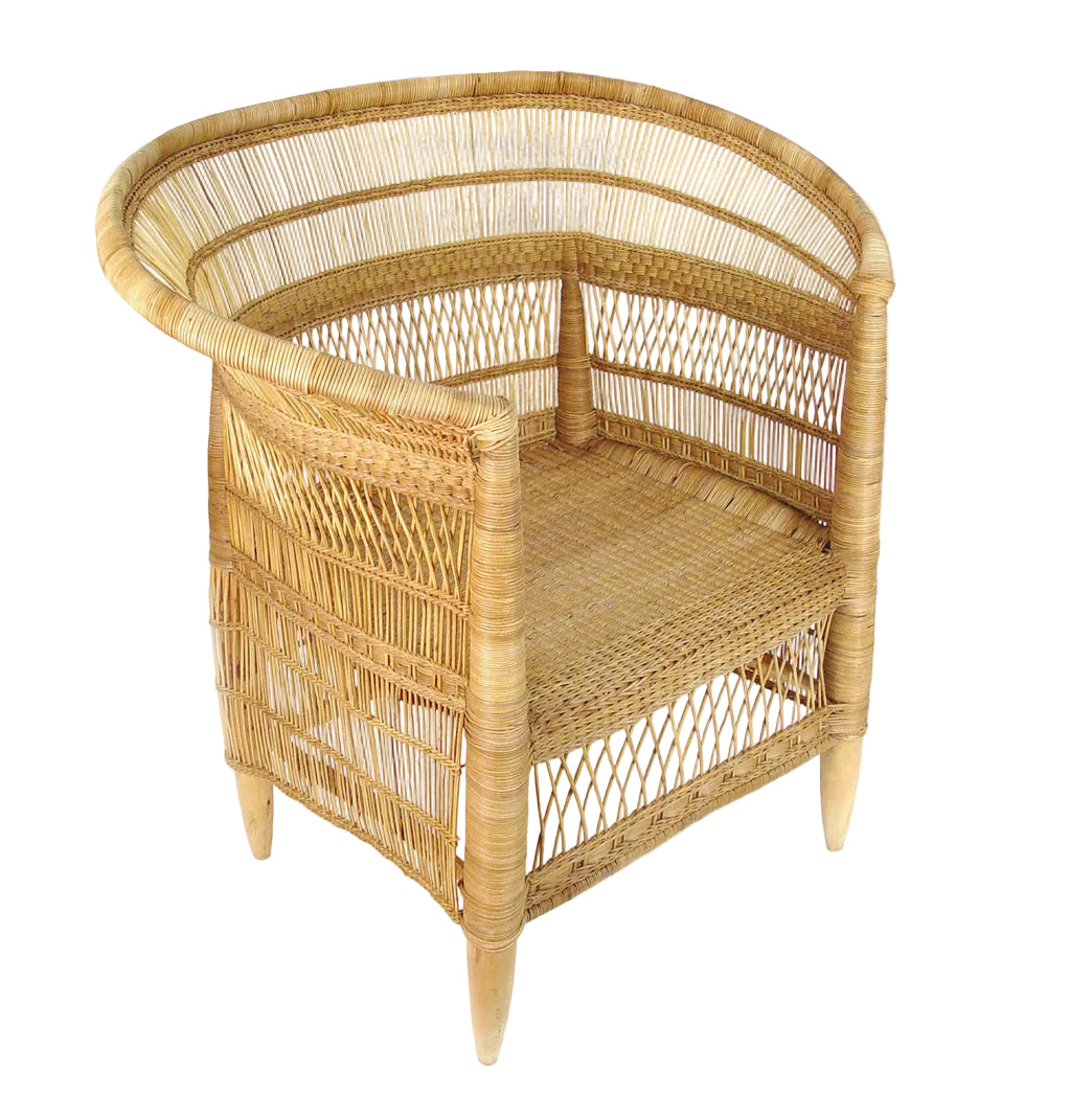Malawi Cane Chair - Natural 32"H x 30"W x 23"D | People Of The Sun - Sumiye Co