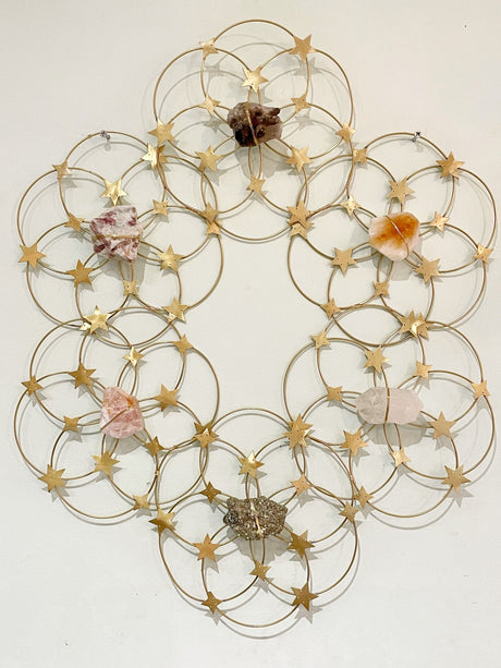 Mega Healing Crystal Grid Flower Of Life - Sumiye Co