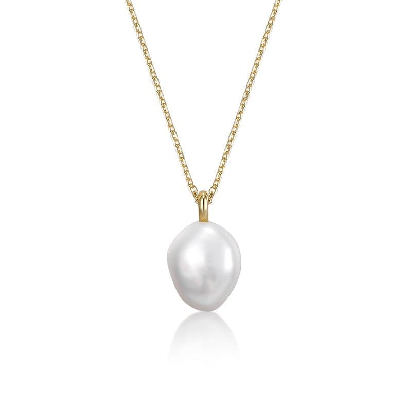 Collar con colgante de perlas en miniatura