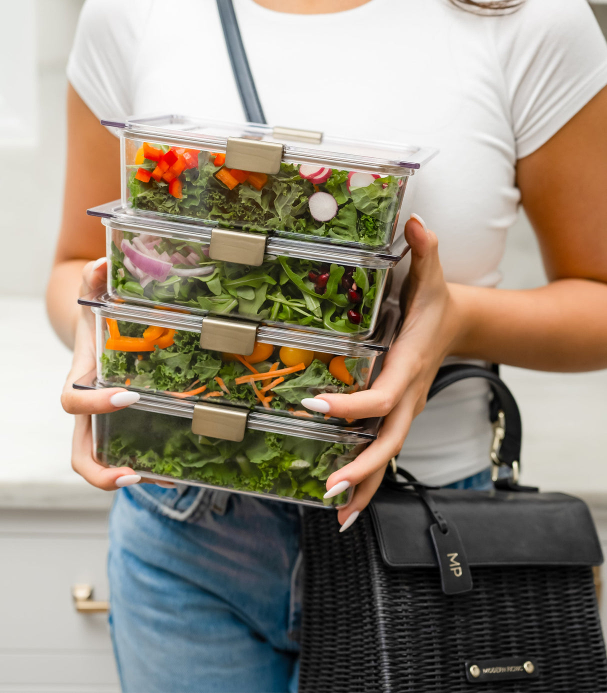 The Food Container - 3 Set (8.27 x 5.78 x 2.52 in) - Sumiye Co