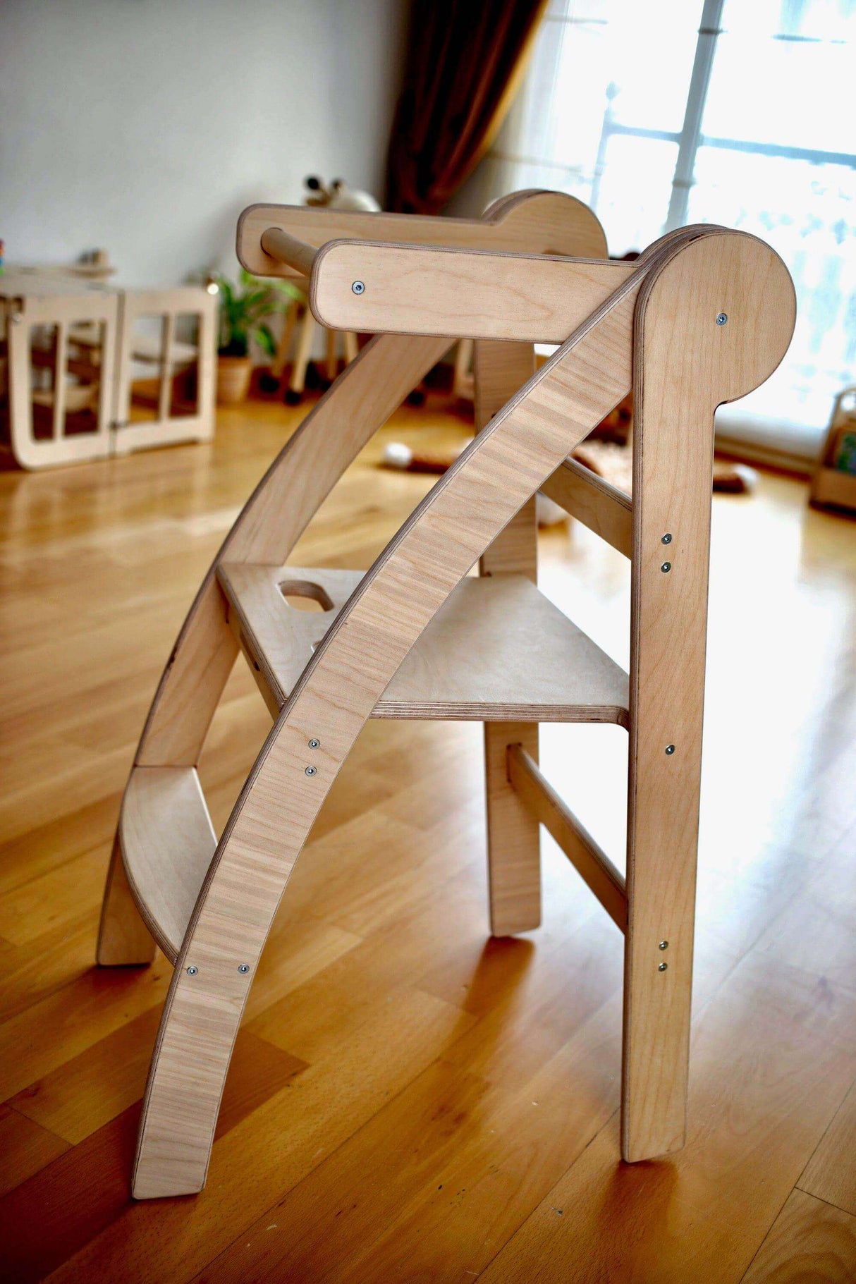 Montessori Foldable Toddler Tower-0