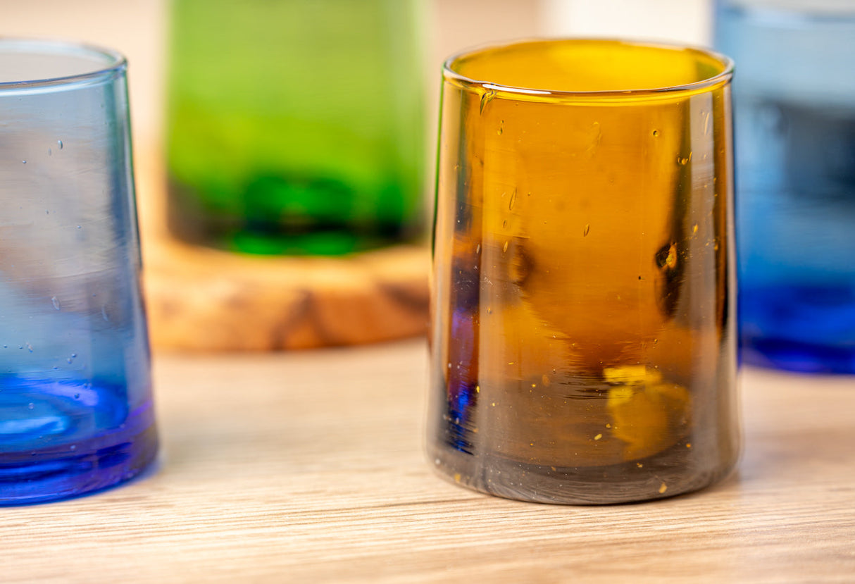 Moroccan Cone Glassware Set of 6 - Sumiye Co