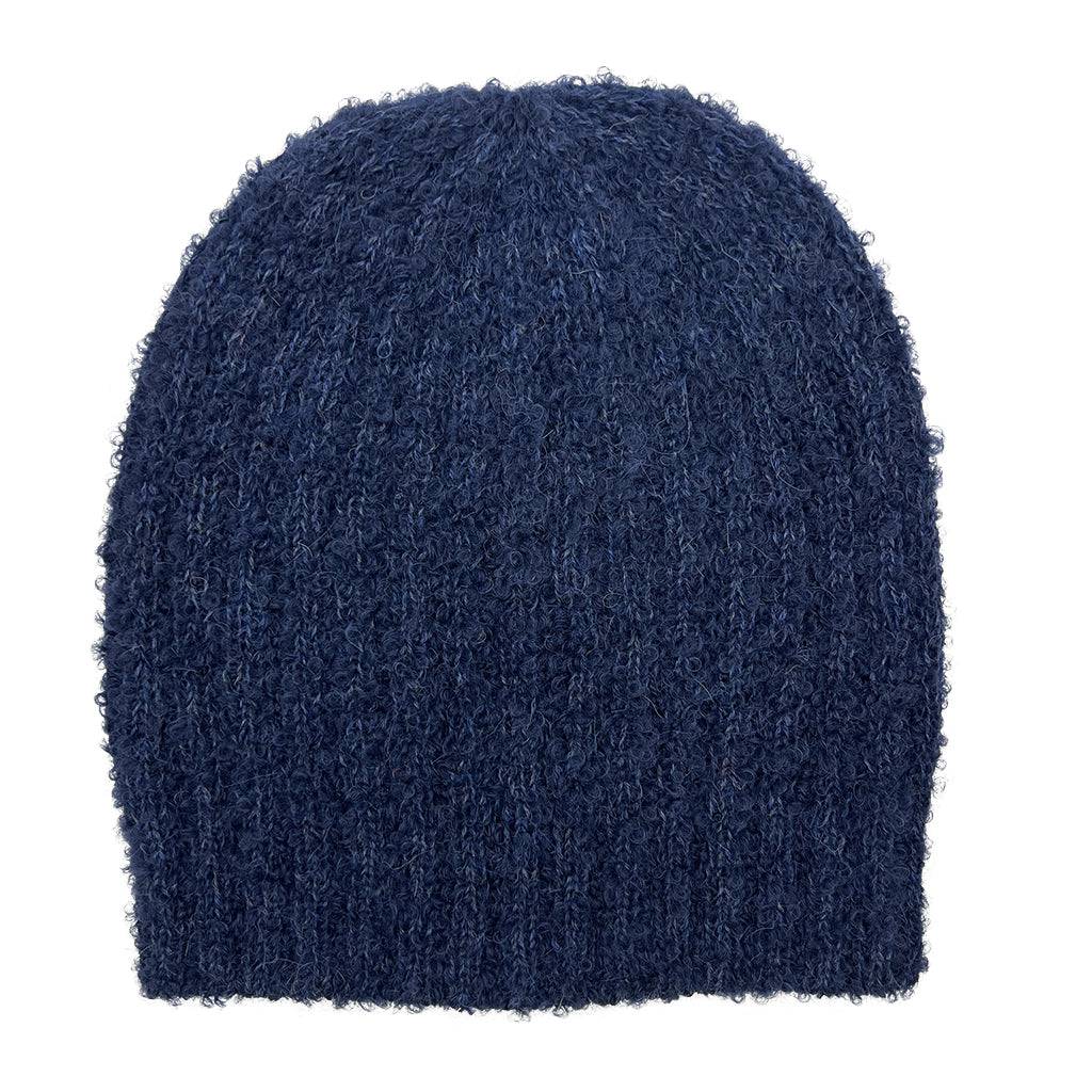 Navy Loop Knit Alpaca Beanie by SLATE + SALT - Sumiye Co