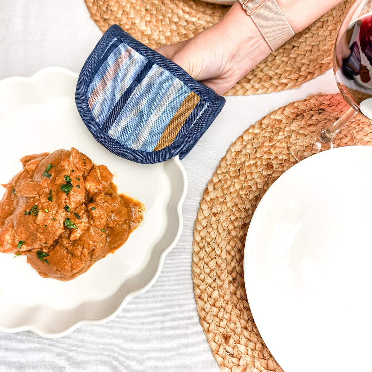 Double Ended Oval Pot Holder
