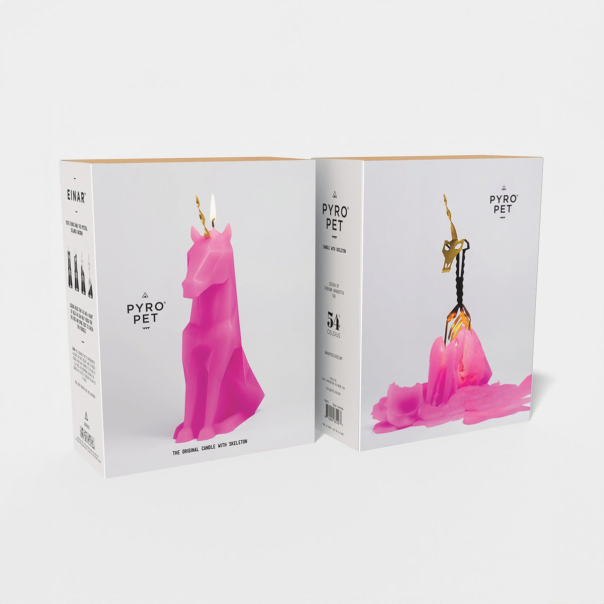 Unicorn Candle - Hot Pink Einar PyroPet - Sumiye Co