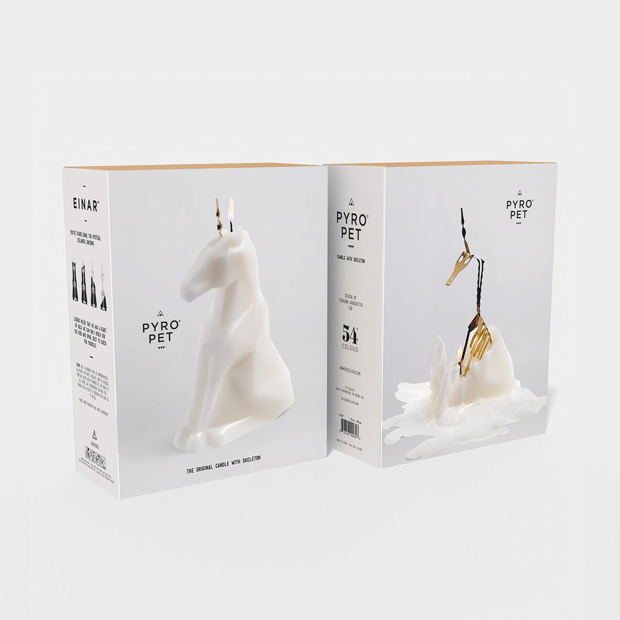 Unicorn Candle - White (Scented) Einar PyroPet - Sumiye Co