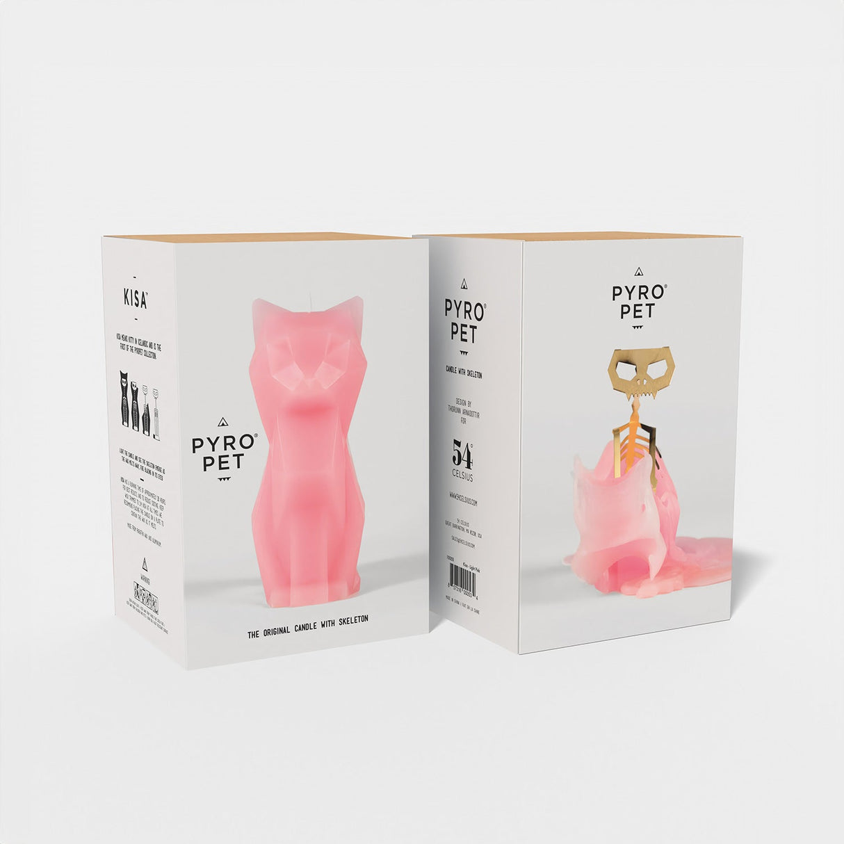Cat Candle - Light Pink Kisa PyroPet - Sumiye Co