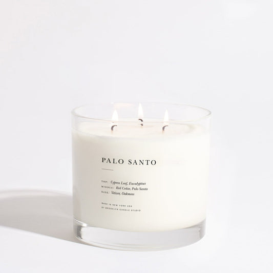 Palo Santo Maximalist 3-Wick Candle by Brooklyn Candle Studio