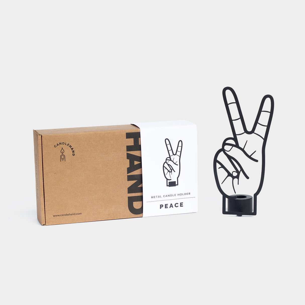 CandleHand Taper Candle Holder - Peace by 54Celsius - Sumiye Co