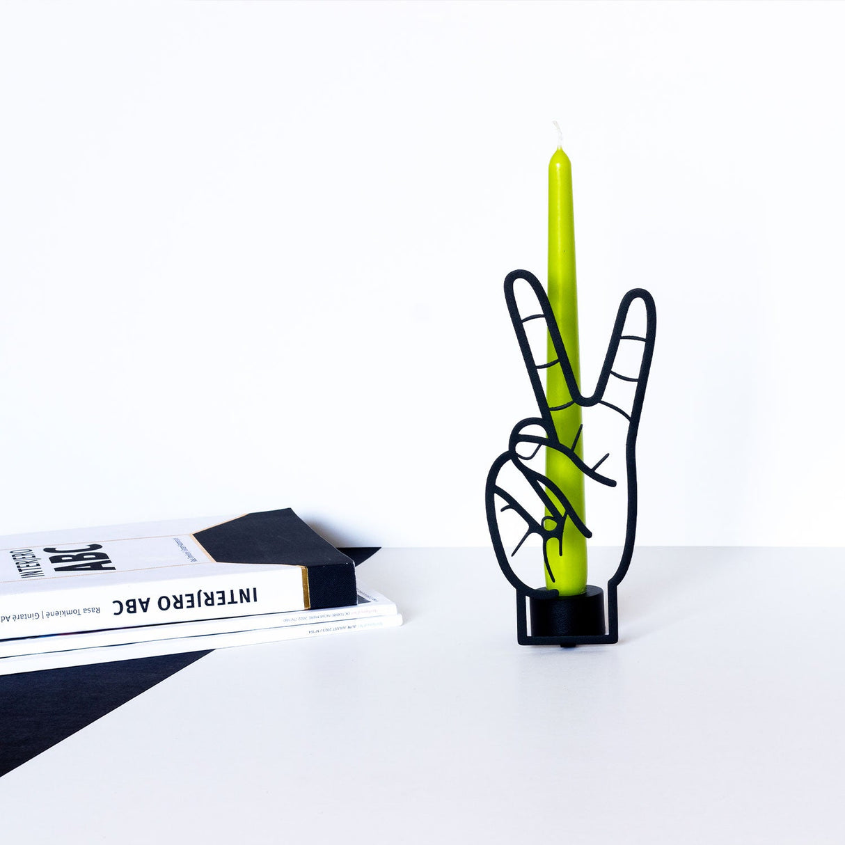 CandleHand Taper Candle Holder - Peace by 54Celsius - Sumiye Co