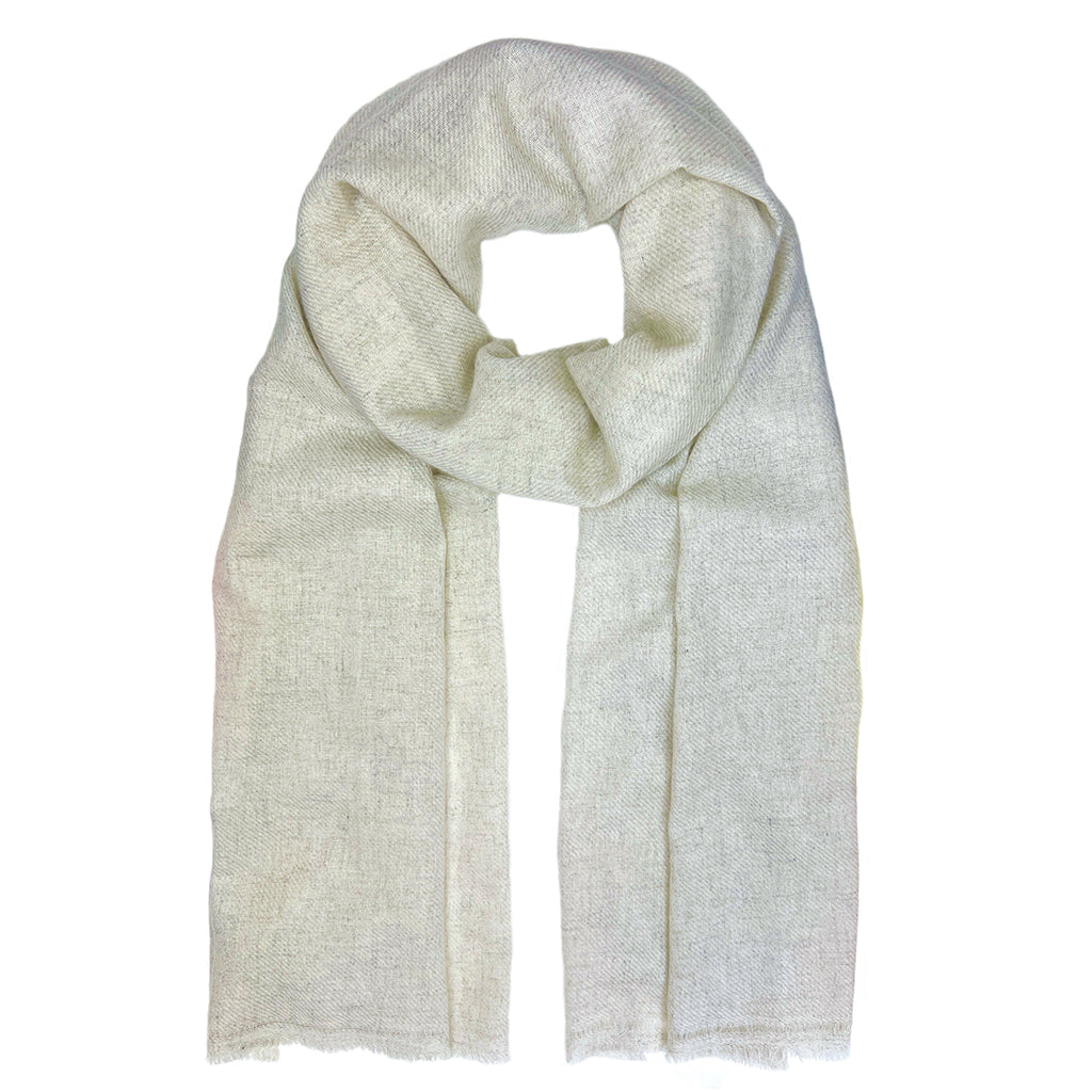 Pearl Handloom Cashmere Scarf-0